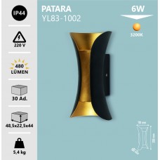 10W DIŞ MEKAN APLİK GÜNIŞIĞI- PATARA